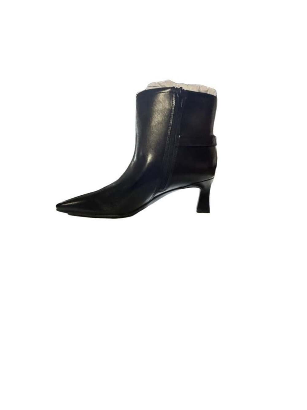 Naturalizer Tucker Ankle Boot Size 8.5M Black Kitten Heel